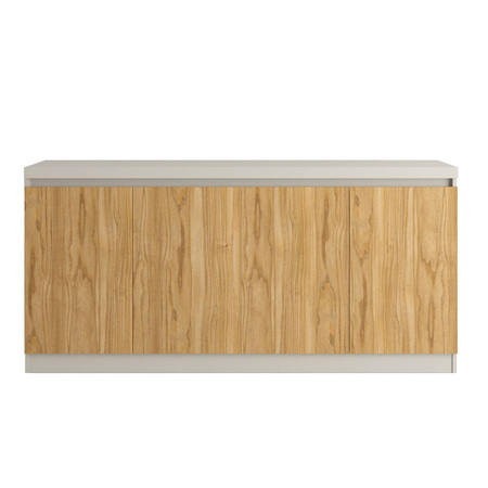 Manhattan Comfort Viennese 62.99 Sideboard, Cinnamon and Off White 105856